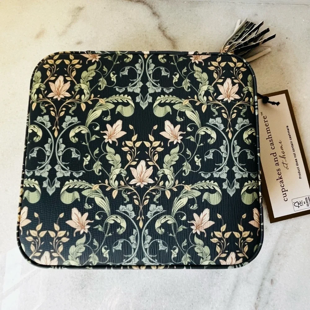 Floral Patterned Jewelry Case travel organizer jewelry box